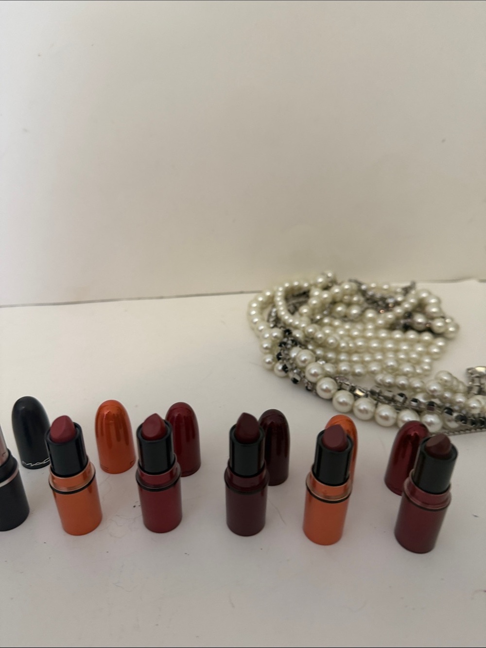 MAC Cosmetics 6 Mini Lipstick Collection - cafe, Diva, Chili Burgundy, perfect! - Picture 5 of 6
